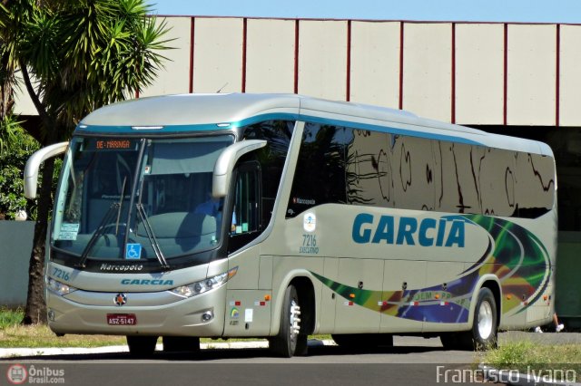 Viação Garcia 7216 na cidade de Ourinhos, São Paulo, Brasil, por Francisco Ivano. Número da foto: #571929.