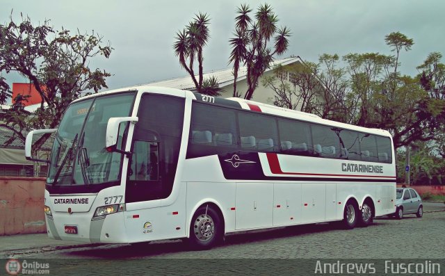 Auto Viação Catarinense 2777 na cidade de Joinville, Santa Catarina, Brasil, por Andrews  Fuscolin. Número da foto: #572094.