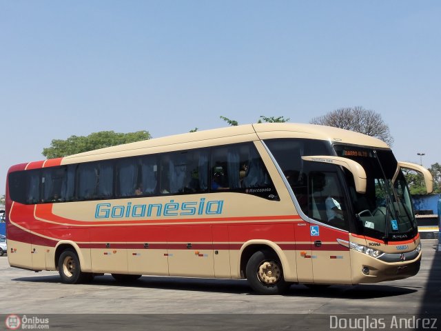 Auto Viação Goianésia 166003-1 na cidade de Goiânia, Goiás, Brasil, por Douglas Andrez. Número da foto: #573024.