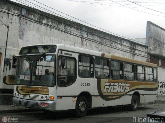 Transportes Fabio's DC 2.205 na cidade de Duque de Caxias, Rio de Janeiro, Brasil, por Filipe Rocha. ID da foto: 574055.