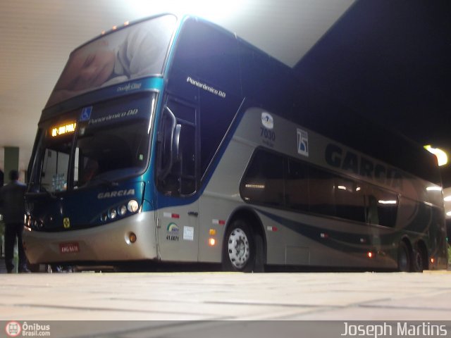 Viação Garcia 7030 na cidade de Santa Cruz do Rio Pardo, São Paulo, Brasil, por Joseph Martins. Número da foto: #574430.