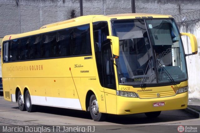 Viação Itapemirim 45631 na cidade de Rio de Janeiro, Rio de Janeiro, Brasil, por Márcio Douglas Ribeiro Venino. Número da foto: #574591.