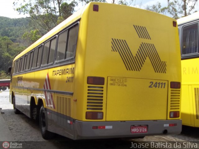 Viação Itapemirim 24111 na cidade de Manhuaçu, Minas Gerais, Brasil, por Joase Batista da Silva. ID da foto: 574815.