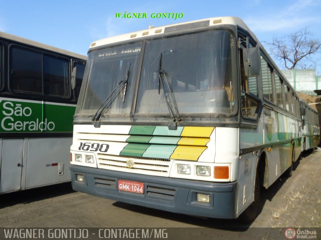 Empresa Gontijo de Transportes 1690 na cidade de Contagem, Minas Gerais, Brasil, por Wagner Gontijo Várzea da Palma-mg. Número da foto: #575220.