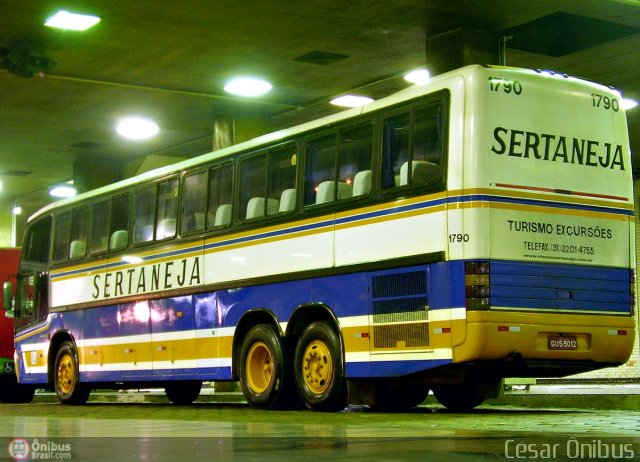 Viação Sertaneja 1790 na cidade de Belo Horizonte, Minas Gerais, Brasil, por César Ônibus. ID da foto: 576292.