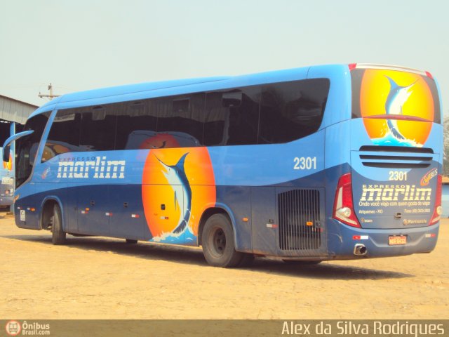 Expresso Marlim 2301 na cidade de Ariquemes, Rondônia, Brasil, por Alex da Silva Rodrigues. Número da foto: #576988.