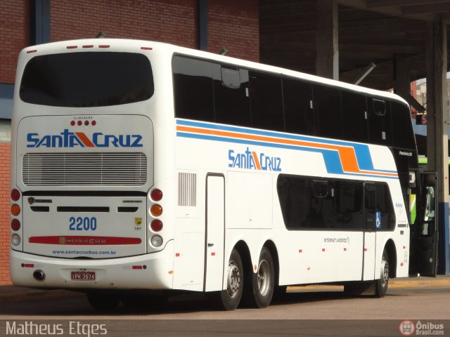 VUSC - Viação União Santa Cruz 2200 na cidade de Porto Alegre, Rio Grande do Sul, Brasil, por Matheus Etges. ID da foto: 576541.