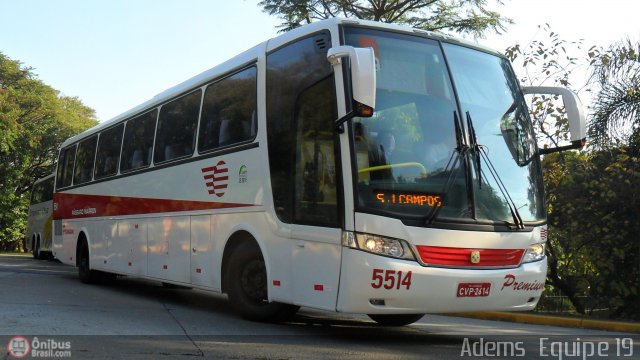 Empresa de Ônibus Pássaro Marron 5514 na cidade de São Paulo, São Paulo, Brasil, por Adems  Equipe 19. ID da foto: 576208.