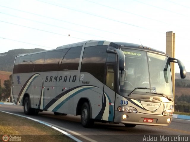 Viação Sampaio 370 na cidade de Aparecida, São Paulo, Brasil, por Adão Raimundo Marcelino. Número da foto: #577289.