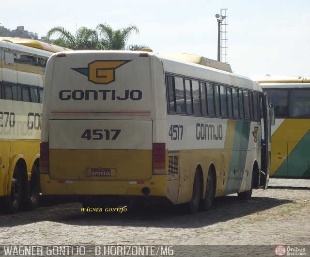 Empresa Gontijo de Transportes 4517 na cidade de Belo Horizonte, Minas Gerais, Brasil, por Wagner Gontijo Várzea da Palma-mg. Número da foto: #577998.