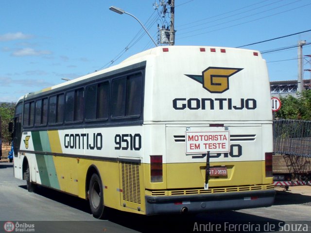 Empresa Gontijo de Transportes 9510 na cidade de Montes Claros, Minas Gerais, Brasil, por Andre Ferreira de Souza. ID da foto: 577686.