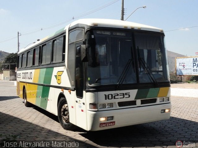 Empresa Gontijo de Transportes 10235 na cidade de Coronel Fabriciano, Minas Gerais, Brasil, por J. Alexandre Machado. ID da foto: 578733.