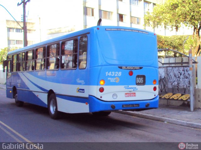 Viação Praia Sol 14328 na cidade de Vila Velha, Espírito Santo, Brasil, por Gabriel Costa. Número da foto: #577874.