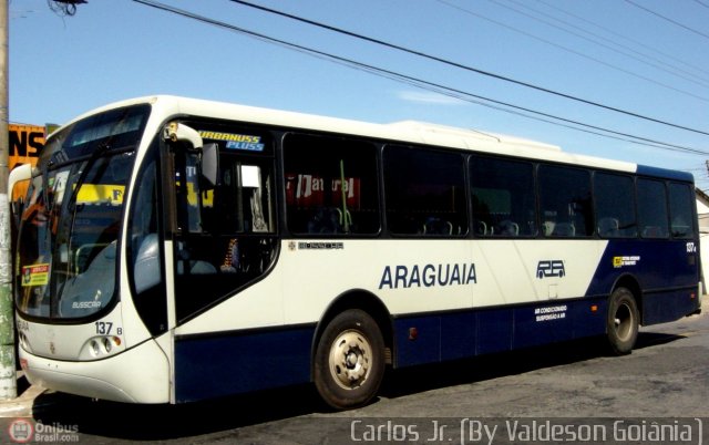 Rápido Araguaia 137-8 na cidade de Goiânia, Goiás, Brasil, por Carlos Júnior. Número da foto: #579149.