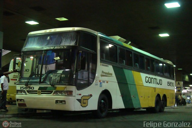 Empresa Gontijo de Transportes 15830 na cidade de Belo Horizonte, Minas Gerais, Brasil, por Felipe Gonzalez. ID da foto: 579001.