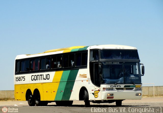 Empresa Gontijo de Transportes 15875 na cidade de Vitória da Conquista, Bahia, Brasil, por Cleber Bus. ID da foto: 579278.