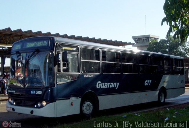 Guarany Transportes e Turismo 5015 na cidade de Goiânia, Goiás, Brasil, por Carlos Júnior. Número da foto: #579136.