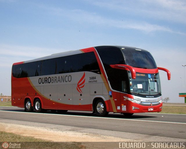 Viação Ouro Branco 16884 na cidade de Sorocaba, São Paulo, Brasil, por EDUARDO - SOROCABUS. Número da foto: #578945.