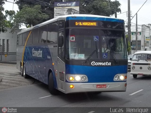 Viação Cometa 7637 na cidade de Contagem, Minas Gerais, Brasil, por Lucas Henrique . ID da foto: 581439.