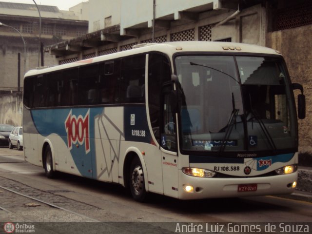 Auto Viação 1001 RJ 108.588 na cidade de Rio de Janeiro, Rio de Janeiro, Brasil, por André Luiz Gomes de Souza. Número da foto: #582394.