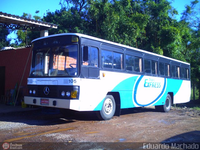 Trans Express 105 na cidade de Passo do Sobrado, Rio Grande do Sul, Brasil, por Eduardo Machado. Número da foto: #581743.