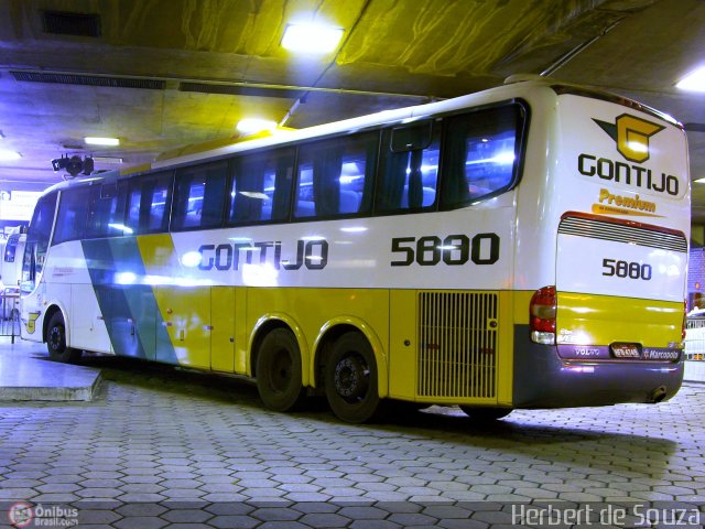 Empresa Gontijo de Transportes 5880 na cidade de Belo Horizonte, Minas Gerais, Brasil, por Herbert de Souza. ID da foto: 583809.