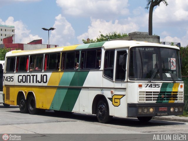 Empresa Gontijo de Transportes 7435 na cidade de São Paulo, São Paulo, Brasil, por Ailton Florencio. Número da foto: #584763.