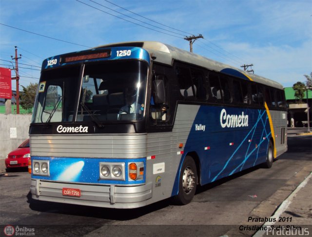 Viação Cometa 1250 na cidade de São Paulo, São Paulo, Brasil, por Cristiano Soares da Silva. Número da foto: #583849.