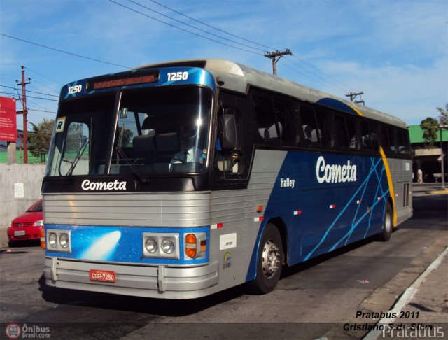 Viação Cometa 1250 na cidade de São Paulo, São Paulo, Brasil, por Cristiano Soares da Silva. ID da foto: 583849.