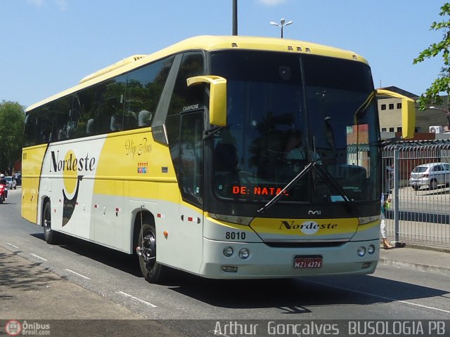 Viação Nordeste 8010 na cidade de João Pessoa, Paraíba, Brasil, por Arthur  Gonçalves. Número da foto: #586072.