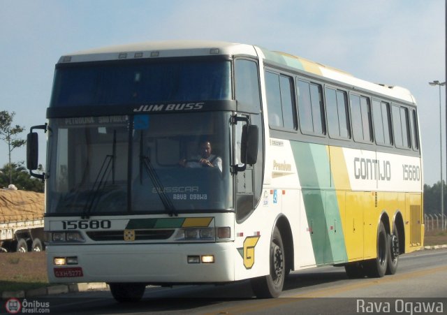 Empresa Gontijo de Transportes 15680 na cidade de Vitória da Conquista, Bahia, Brasil, por Rava Ogawa. Número da foto: #585343.