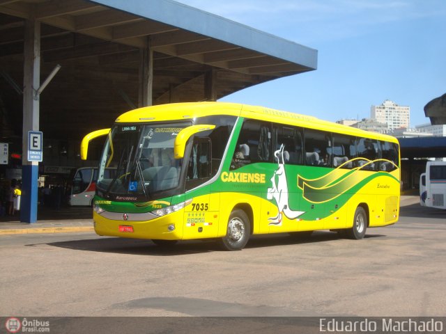 Expresso Caxiense 7035 na cidade de Porto Alegre, Rio Grande do Sul, Brasil, por Eduardo Machado. ID da foto: 586990.