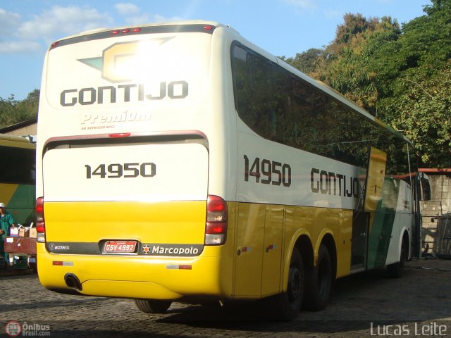 Empresa Gontijo de Transportes 14950 na cidade de Belo Horizonte, Minas Gerais, Brasil, por Lucas Leite. Número da foto: #586690.