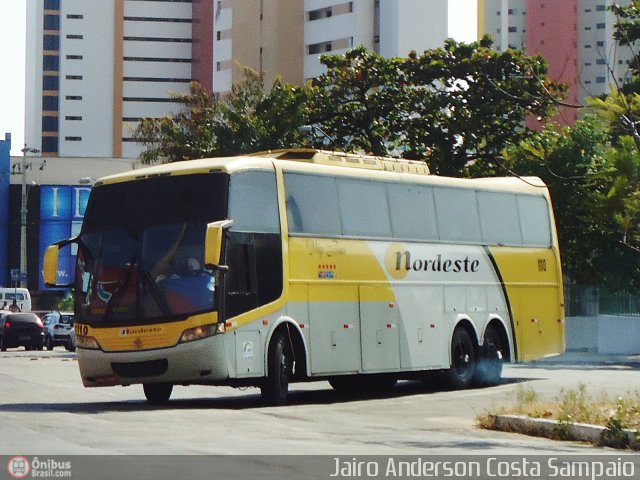 Viação Nordeste 1110 na cidade de Fortaleza, Ceará, Brasil, por Jairo Anderson Costa Sampaio. Número da foto: #589131.