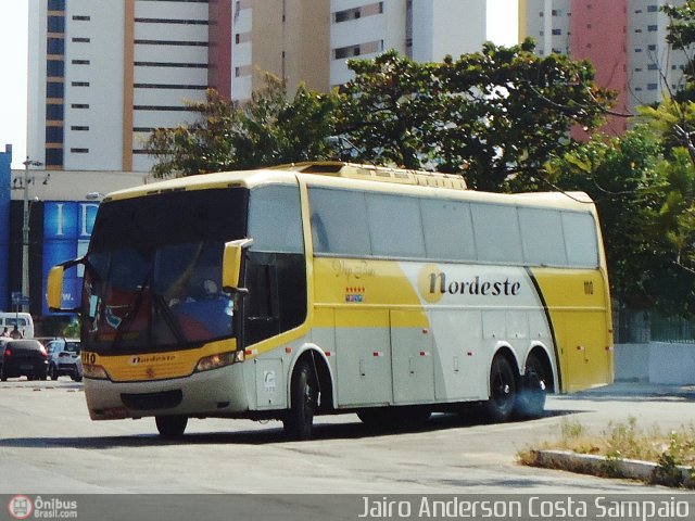 Viação Nordeste 1110 na cidade de Fortaleza, Ceará, Brasil, por Jairo Anderson Costa Sampaio. ID da foto: 589131.