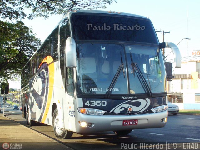 Expresso Nordeste 4360 na cidade de Londrina, Paraná, Brasil, por Paulo Ricardo. Número da foto: #556740.