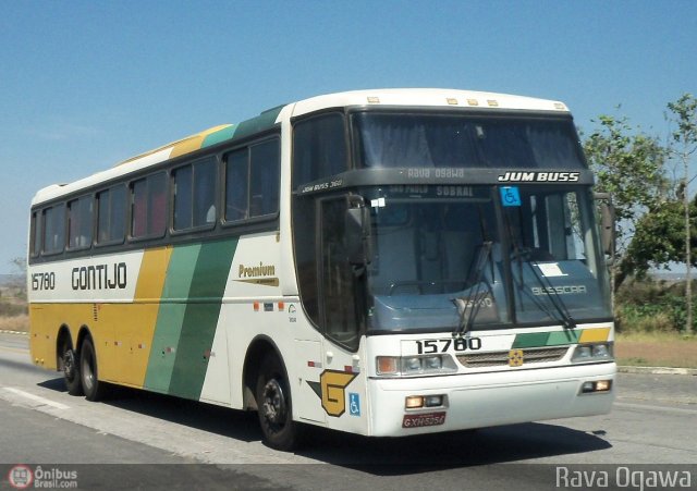 Empresa Gontijo de Transportes 15780 na cidade de Vitória da Conquista, Bahia, Brasil, por Rava Ogawa. Número da foto: #592702.