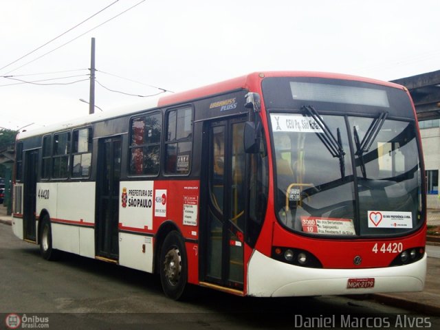 Nova Aliança  4 > Empresa de Transportes Novo Horizonte 4 4420 na cidade de São Paulo, São Paulo, Brasil, por Daniel Marcos Alves . Número da foto: #593061.