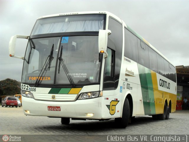 Empresa Gontijo de Transportes 006 na cidade de Vitória da Conquista, Bahia, Brasil, por Cleber Bus. ID da foto: 557008.