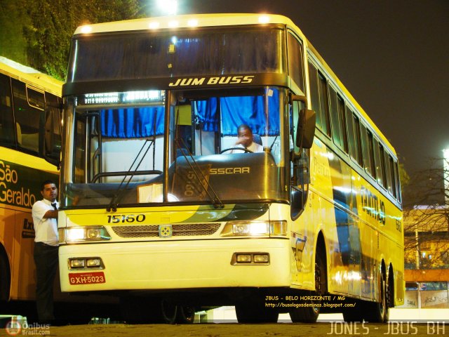 Empresa Gontijo de Transportes 15160 na cidade de Belo Horizonte, Minas Gerais, Brasil, por Jones Bh. Número da foto: #557978.