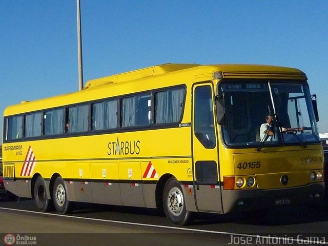 Viação Itapemirim 40155 na cidade de Santa Maria, Distrito Federal, Brasil, por José Antônio Gama. ID da foto: 559348.