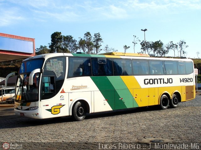 Empresa Gontijo de Transportes 14920 na cidade de João Monlevade, Minas Gerais, Brasil, por Lucas  Ribeiro. Número da foto: #559174.