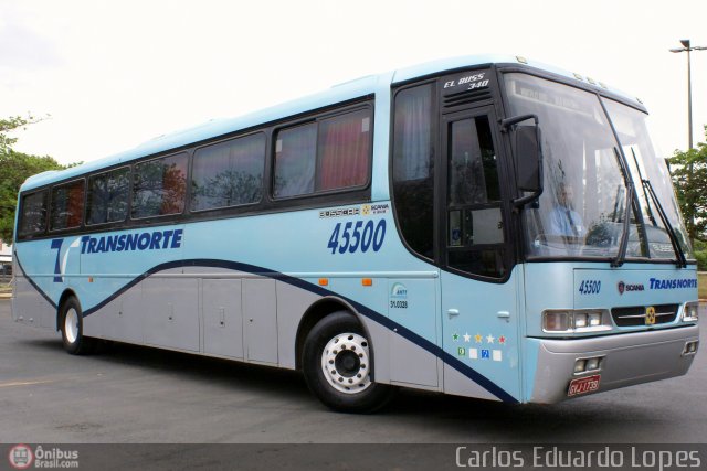 Transnorte - Transporte e Turismo Norte de Minas 45500 na cidade de Montes Claros, Minas Gerais, Brasil, por Carlos Eduardo Lopes. Número da foto: #559088.