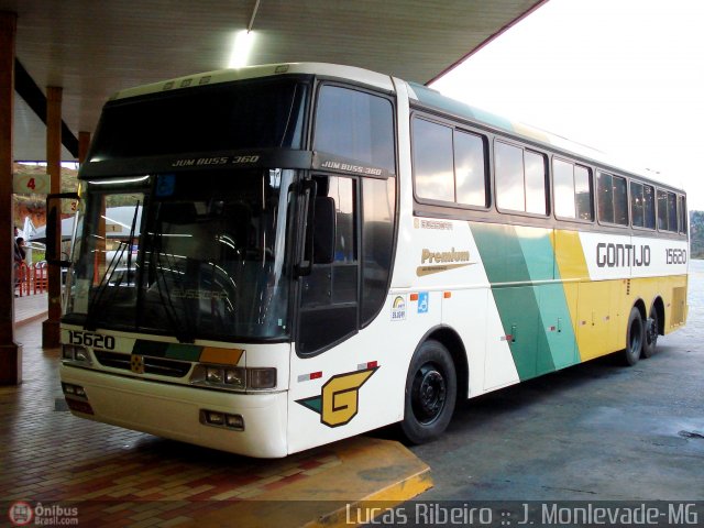 Empresa Gontijo de Transportes 15620 na cidade de João Monlevade, Minas Gerais, Brasil, por Lucas  Ribeiro. Número da foto: #559184.