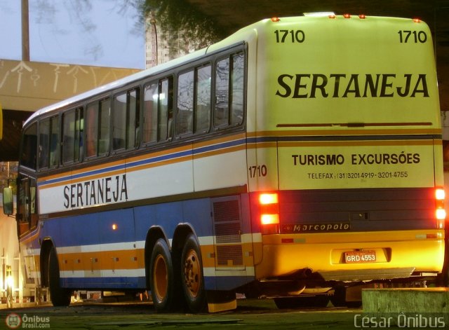 Viação Sertaneja 1710 na cidade de Belo Horizonte, Minas Gerais, Brasil, por César Ônibus. Número da foto: #558676.