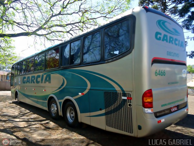 Viação Garcia 6466 na cidade de Telêmaco Borba, Paraná, Brasil, por Lucas Gabriel. Número da foto: #559111.