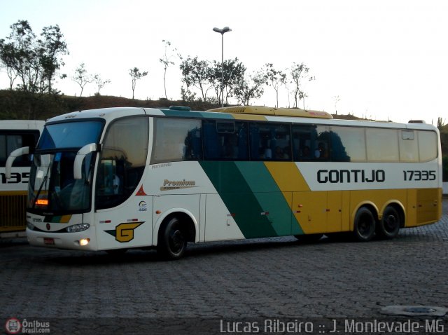 Empresa Gontijo de Transportes 17335 na cidade de João Monlevade, Minas Gerais, Brasil, por Lucas  Ribeiro. Número da foto: #560294.