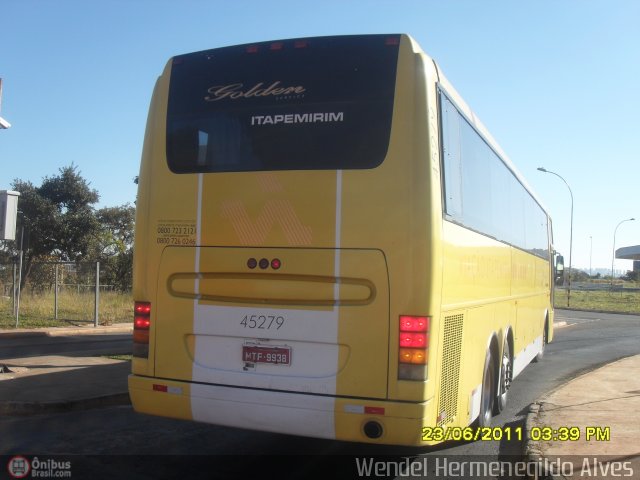 Viação Itapemirim 45279 na cidade de Brasília, Distrito Federal, Brasil, por Wendel Hermenegildo Alves. Número da foto: #560021.
