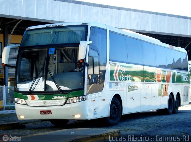 Cia. São Geraldo de Viação 11850 na cidade de Campos dos Goytacazes, Rio de Janeiro, Brasil, por Lucas  Ribeiro. Número da foto: #560308.