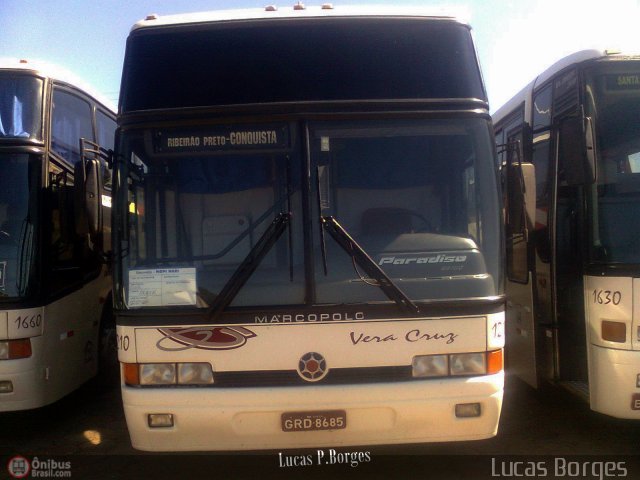 Vera Cruz Transporte e Turismo 1210 na cidade de Araxá, Minas Gerais, Brasil, por Guilherme Antonio. Número da foto: #560349.